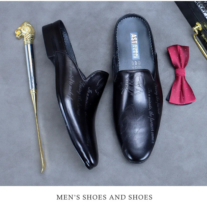 Boutique Premium Edition (for Exclusive Collection)
Italian Luxury Men’s Leather Slippers – Handmade Non-Slip Moccasins for Summer Elegance | HollandLuxeGlobal.com Exclusive