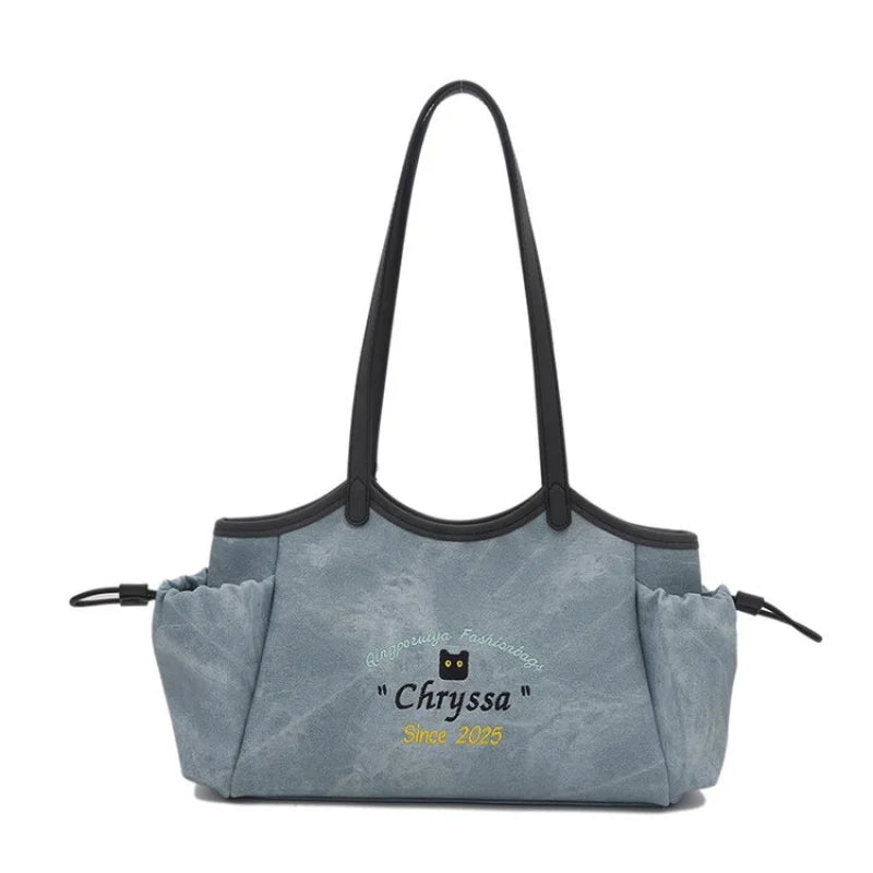 High-End Women’s Tote Bag – Genuine Leather Luxury Handbag with Trendy Commuter Design by a Famous Stylish Designer | HollandLuxeGlobal.com Exclusive Collector’s Item