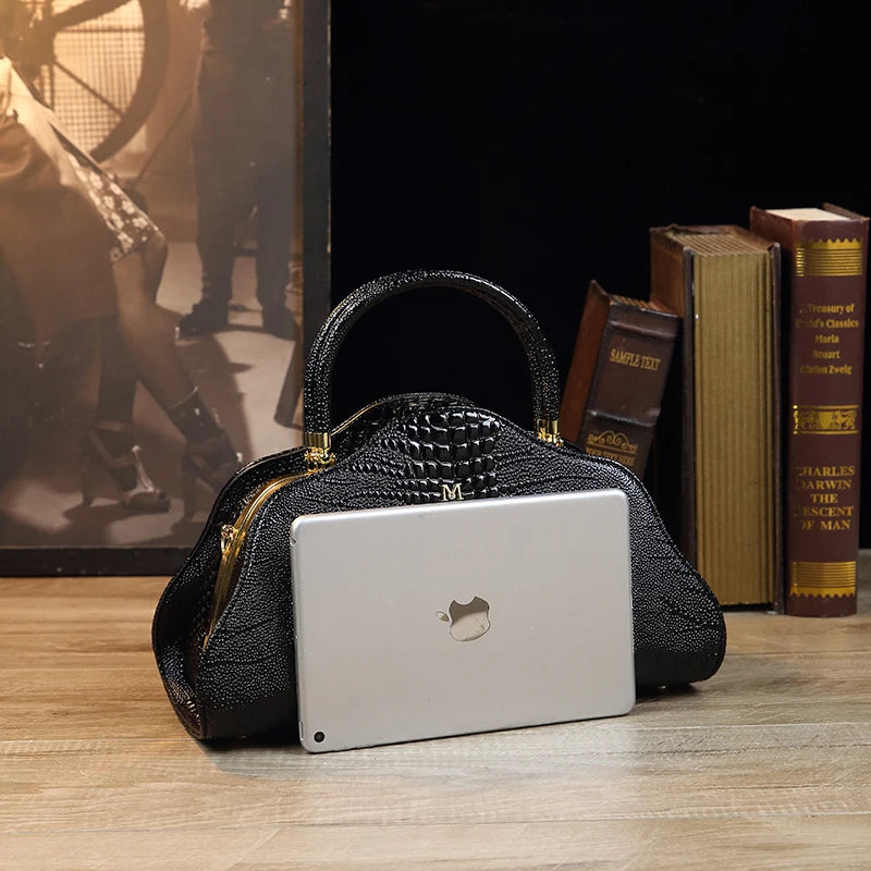 2022 Crocodile Leather Designer Handbag – Exquisite Genuine Leather Luxury Tote for Women | HollandLuxeGlobal.com Exclusive Collector’s Item