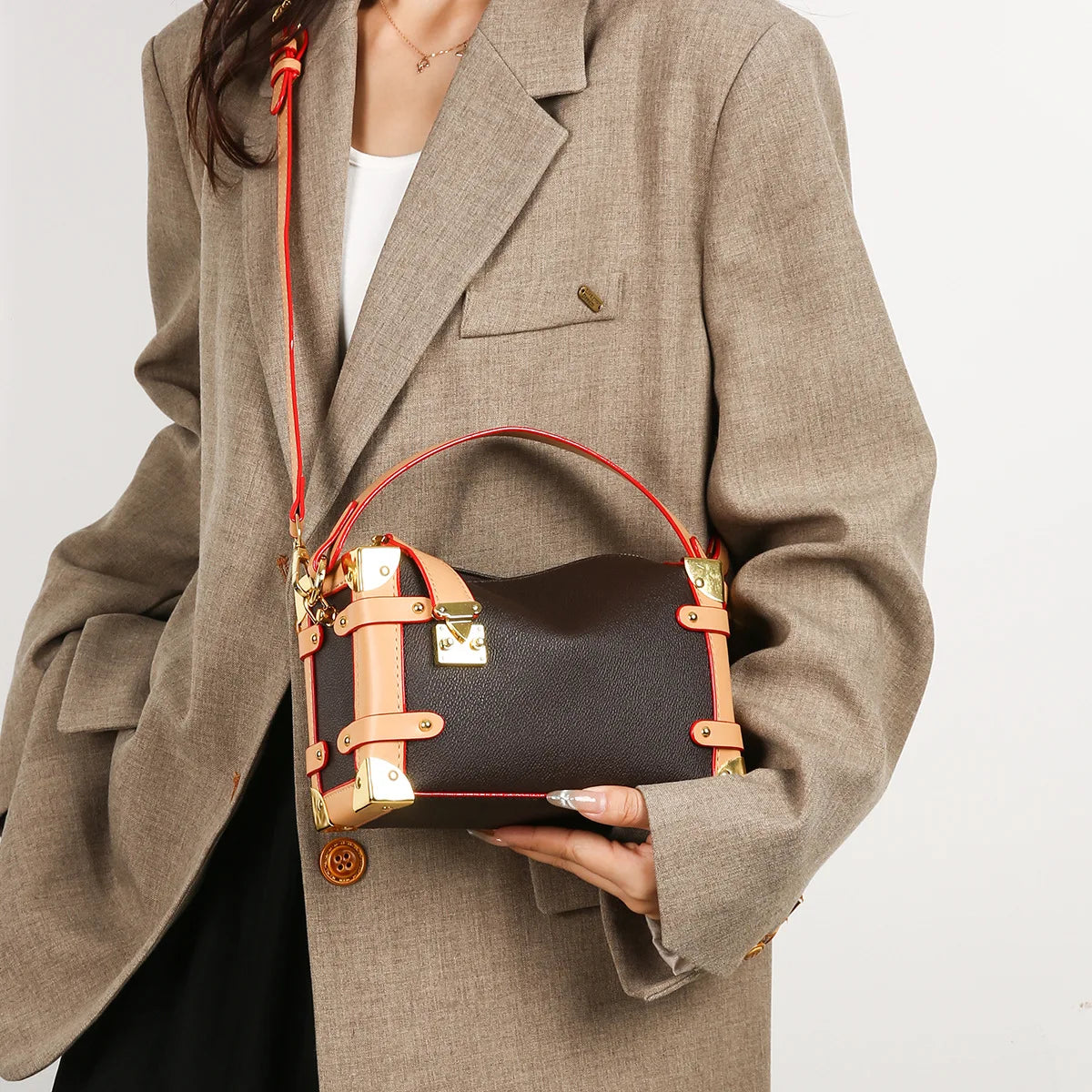 Women’s Luxury Leather Handbag – Designer High Quality Tote Bag, Fashion Shoulder & Crossbody Purse with Top Handle for Elegant Ladies | HollandLuxeGlobal.com Exclusive Collector’s Item