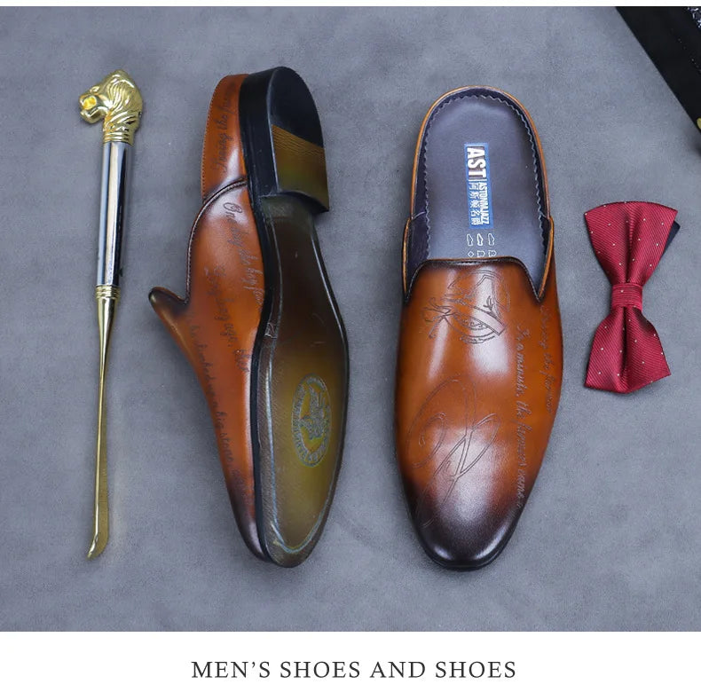 Boutique Premium Edition (for Exclusive Collection)
Italian Luxury Men’s Leather Slippers – Handmade Non-Slip Moccasins for Summer Elegance | HollandLuxeGlobal.com Exclusive