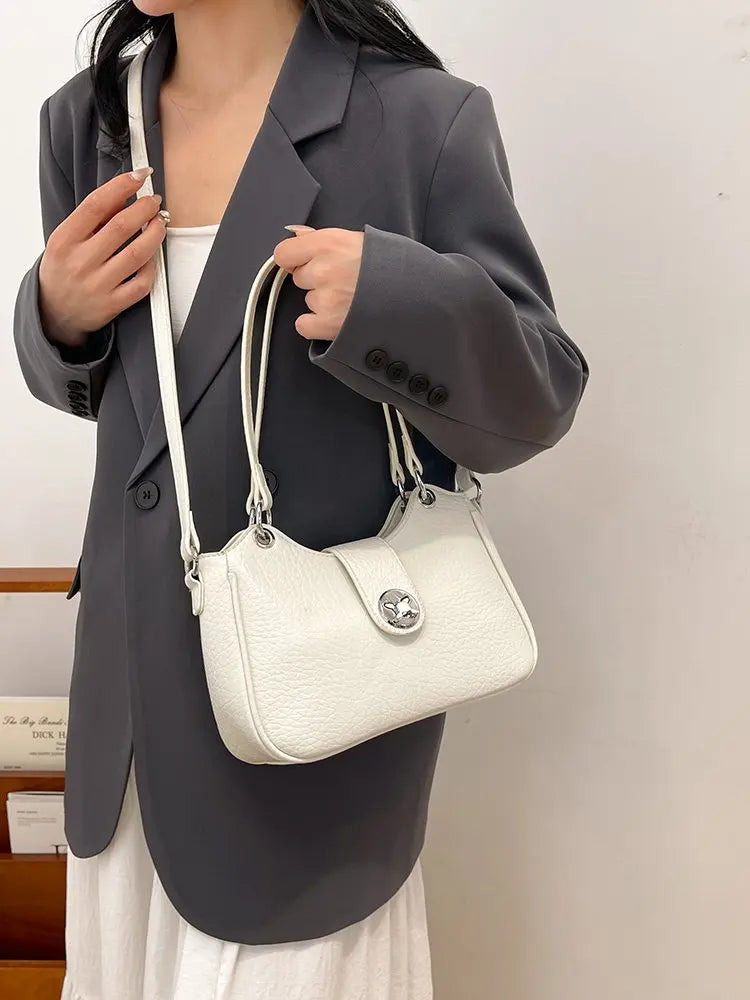 Designer Women's Handbag In High-Quality Leather With Embroidery Detail Elegant Look For Special Occasions Gift