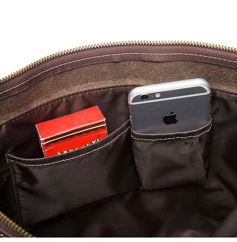 Men’s High-Quality Genuine Leather Shoulder Bag – Cowhide Crossbody Work & Messenger Bag for Daily Business and Casual Elegance | HollandLuxeGlobal.com Exclusive Collector’s Item